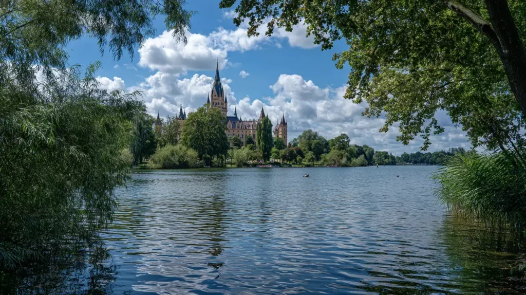 Schweriner See mit Schloss