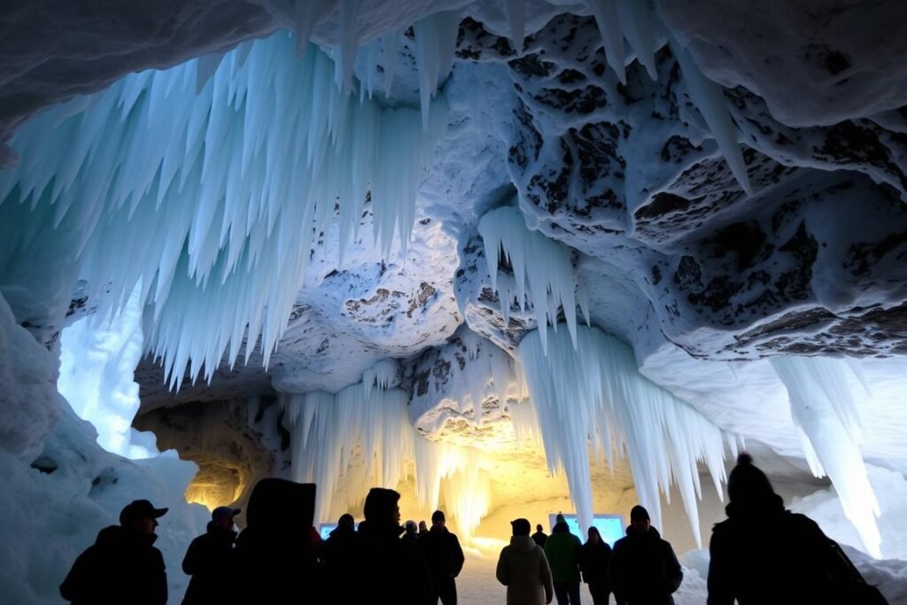 Eisformationen in der Eisriesenwelt Werfen