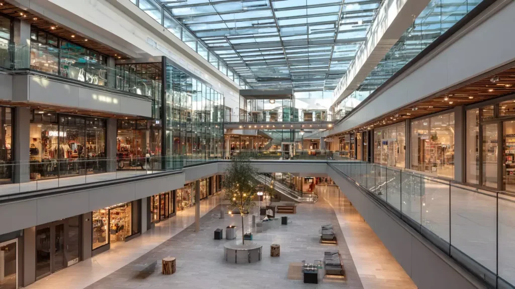 Moderne Einkaufsmöglichkeiten im EUROPARK Salzburg Shopping Center