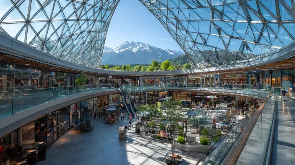 Shopping Arena Salzburg mit vielfältigen Einkaufsmöglichkeiten